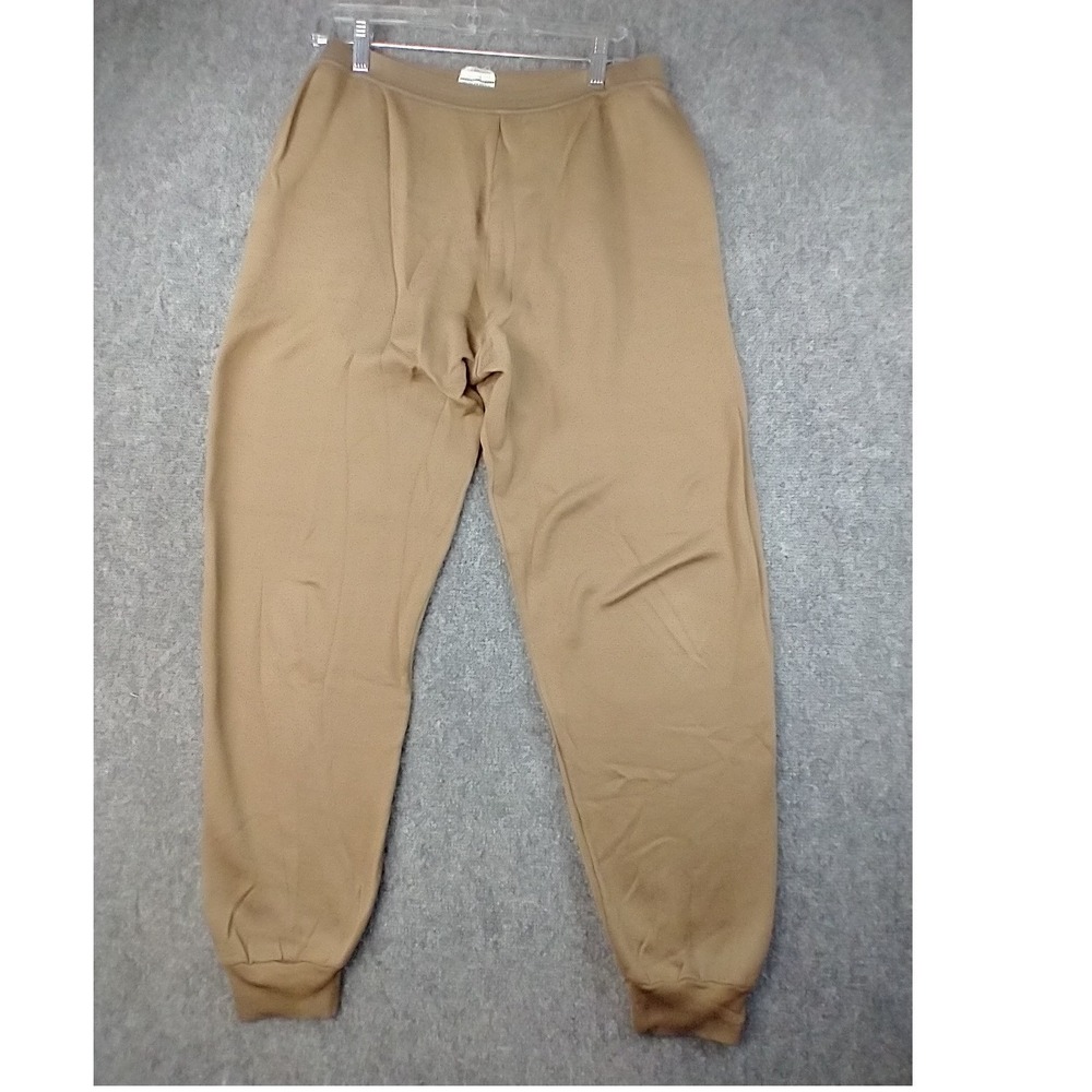 Ozark Trail Thermal Base Layer Pants Mens XXL Brown Joggers Elastic Waist